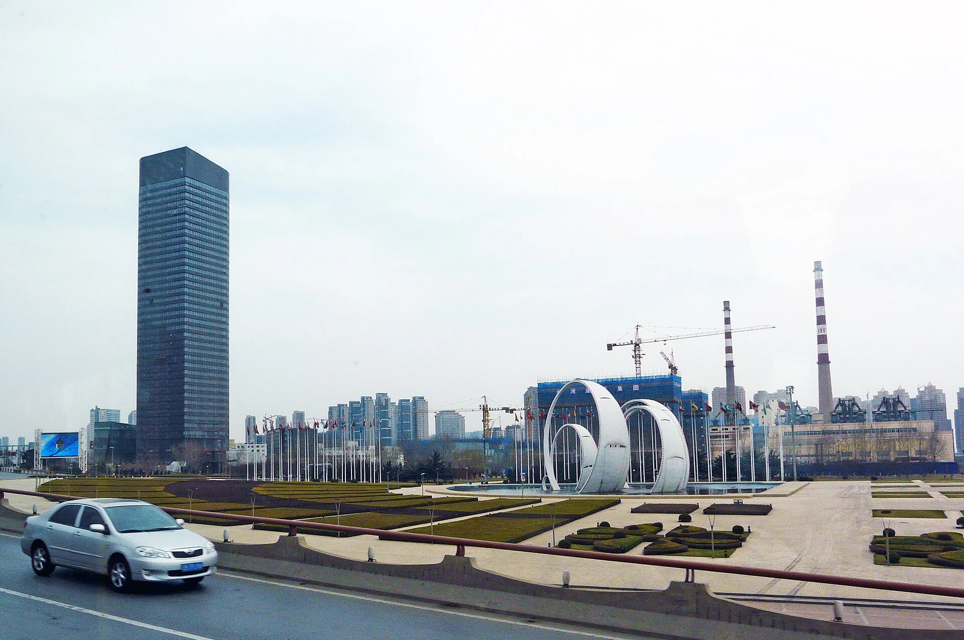 金普新区开发区街道景观